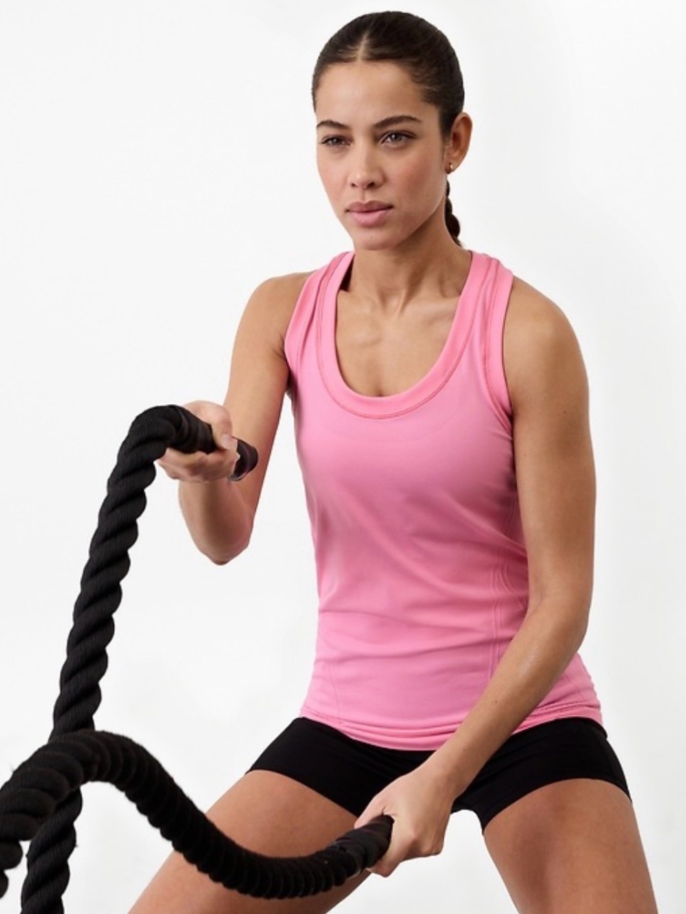 Athleta Momentum Seamless Tank Raphanus Pink Size L